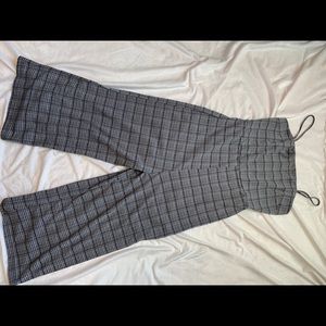 Plaid jumpsuit